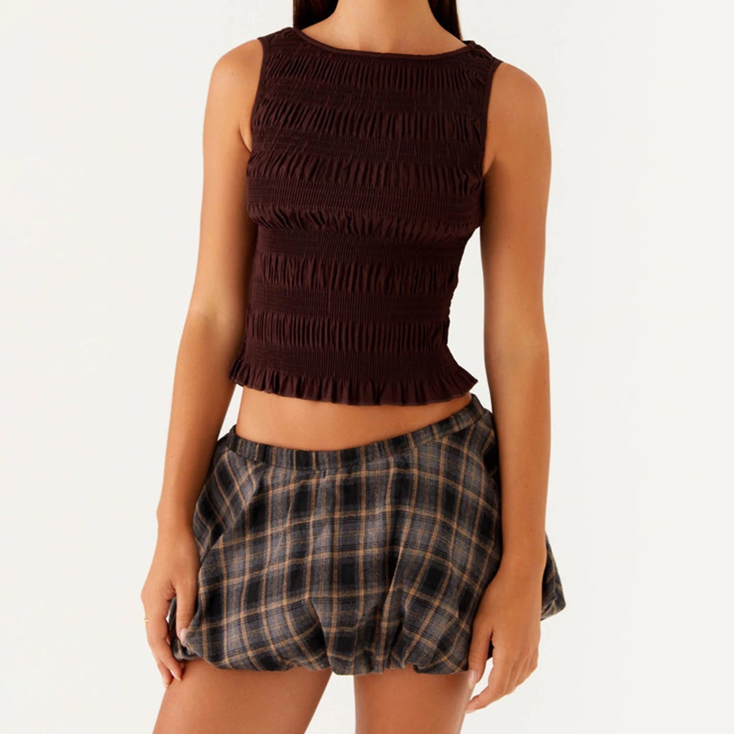 Velvet Sleeveless Top
