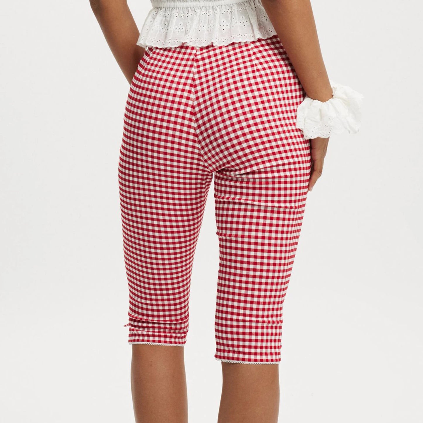 Graphic Print Capri Pants