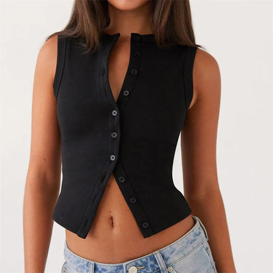 Button Front Top