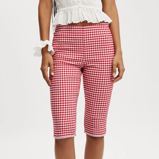 Graphic Print Capri Pants