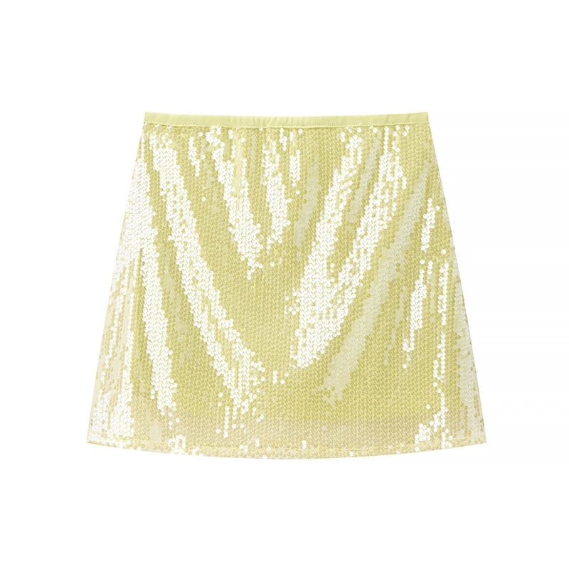 Sequin Mini Skirt