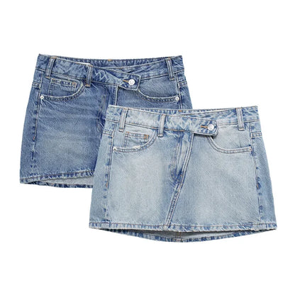 Denim Mini Skirt
