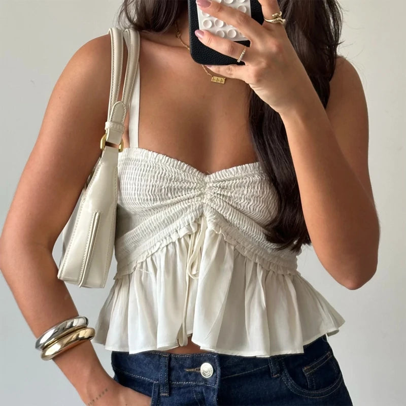 Shirred Cami Top