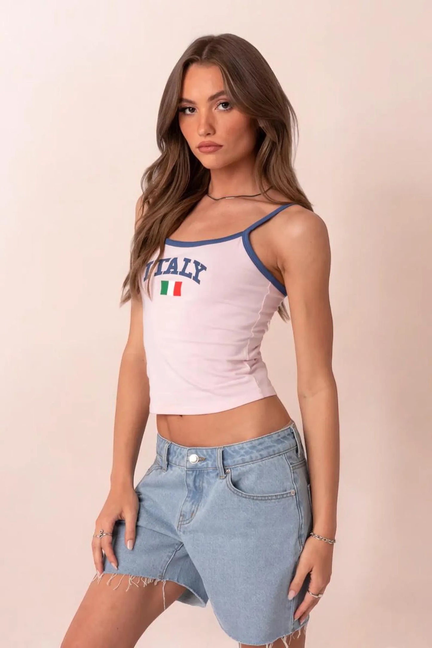 Italy Cropped Tank